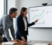 Agency consultant discussing local search metrics with business owner in conference room